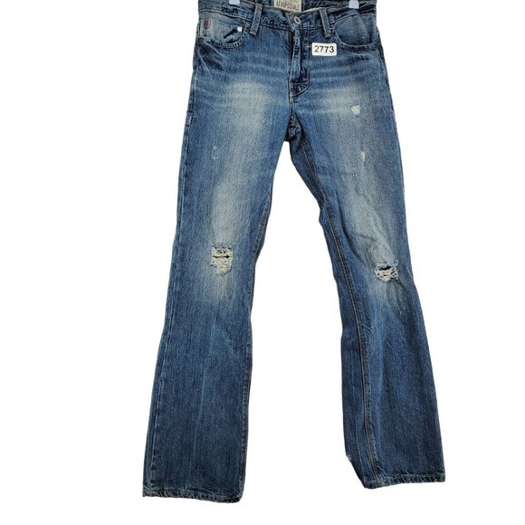 Aeropostale Jeans Women's Boot Cut 5-Pocket Denim Slim Fit Denim Blue 27/30 - Picture 11 of 11